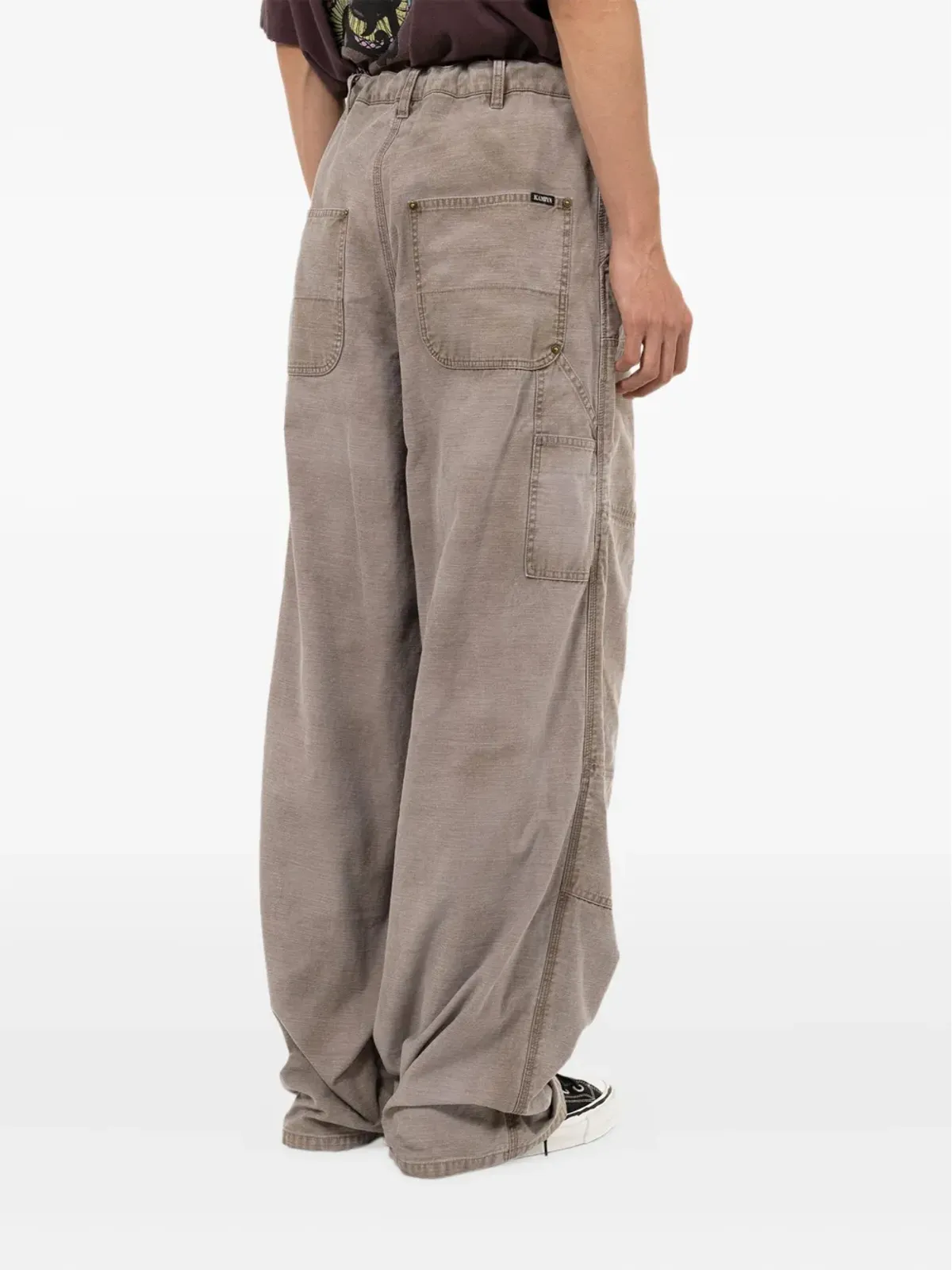 KAMIYA multi-pocket painter trousers - Grey - 画像4