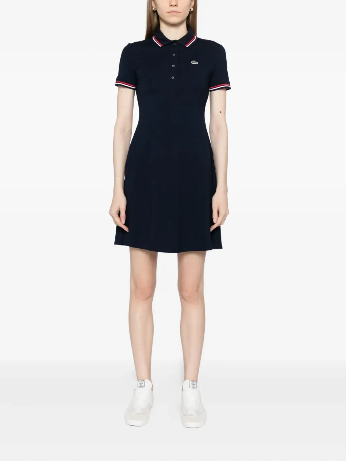 Lacoste ポロカラーのドレス - 画像2