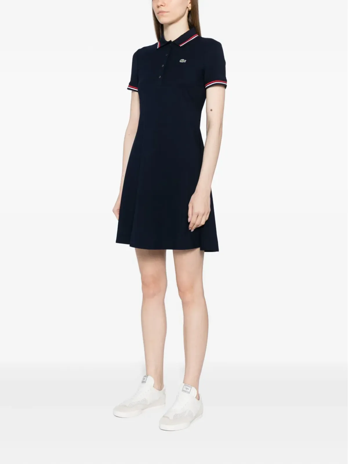 Lacoste ポロカラーのドレス - 画像3