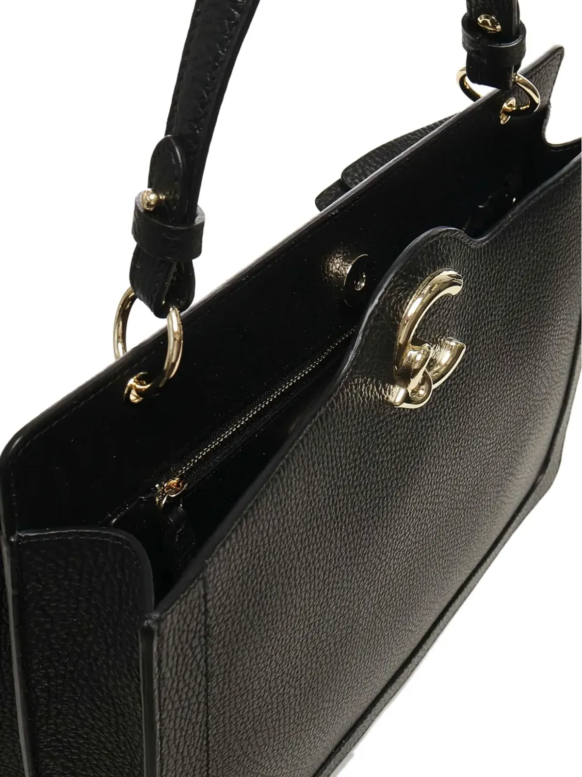 Coccinelle レザー トップハンドル トートバッグ - 画像4