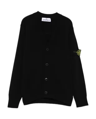 Stone Island Junior ロゴパッチカーディガン - サムネイル1
