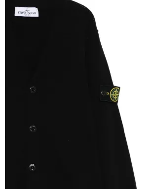 Stone Island Junior ロゴパッチカーディガン - サムネイル3