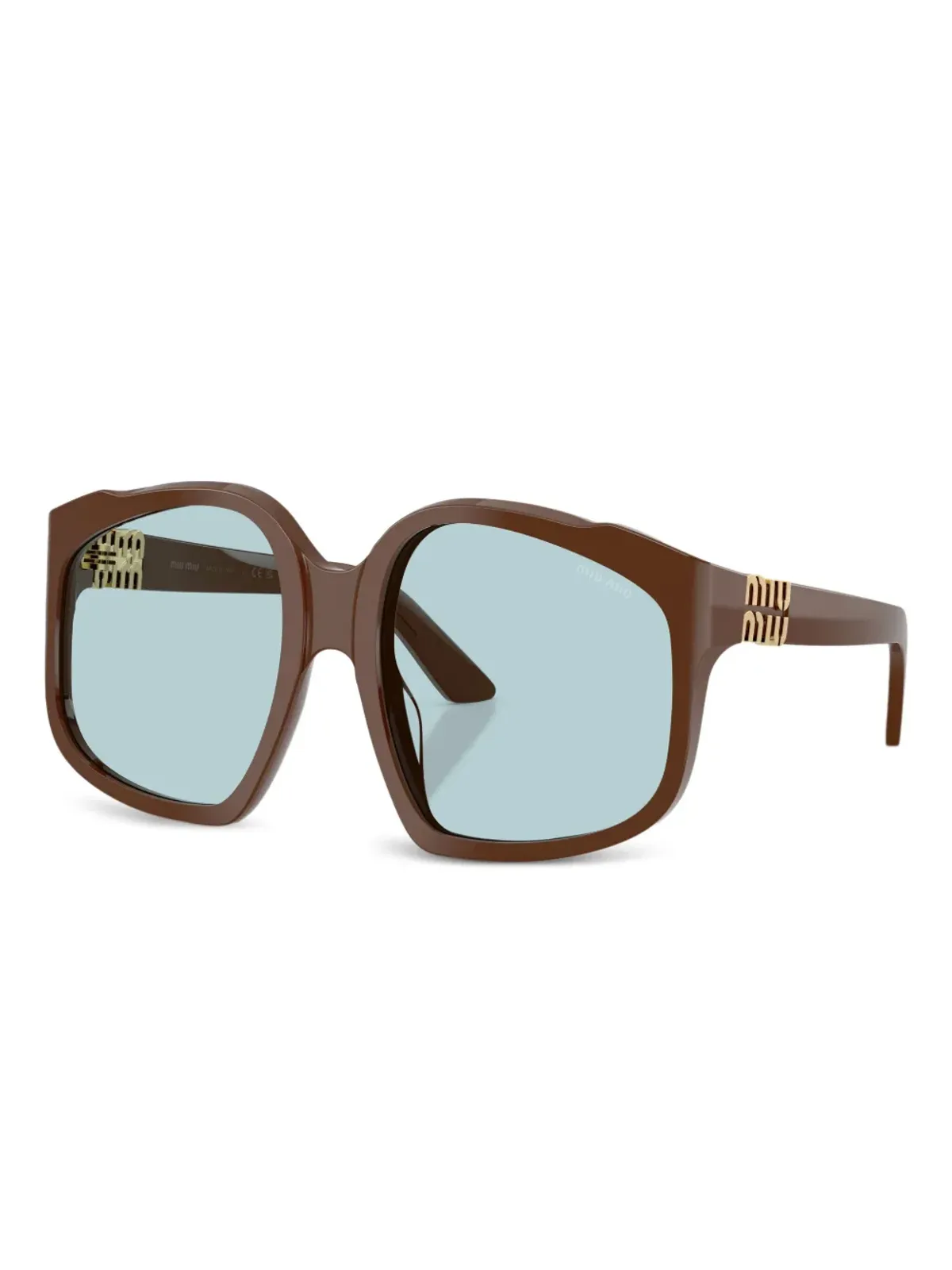 Miu Miu Eyewear ジオメトリックフレーム サングラス - 画像2