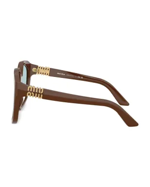 Miu Miu Eyewear ジオメトリックフレーム サングラス - サムネイル3