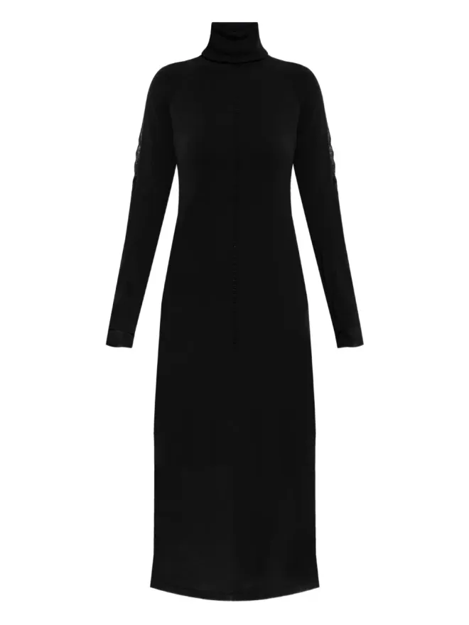 Y-3 Y-3 タートルネックのメッシュインサートドレスの商品画像