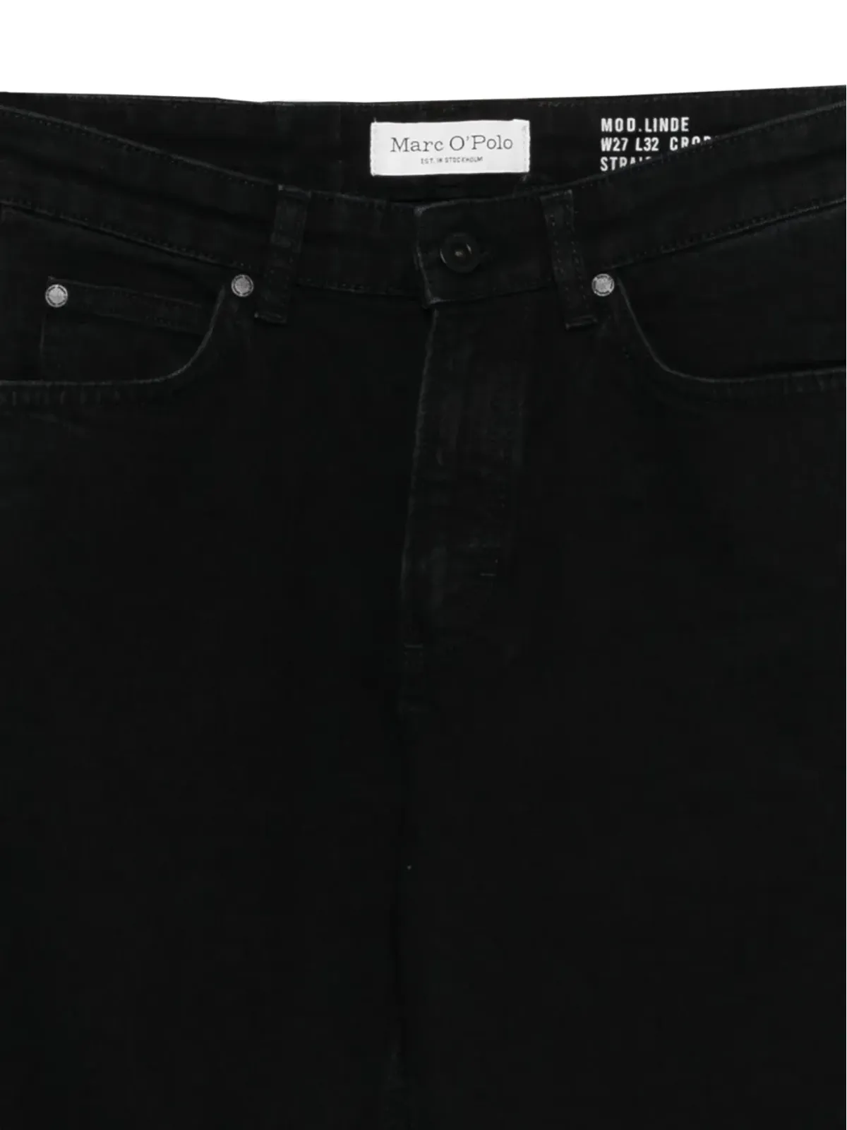 Marc O'Polo ストレートレッグジーンズ ブラック - 画像3