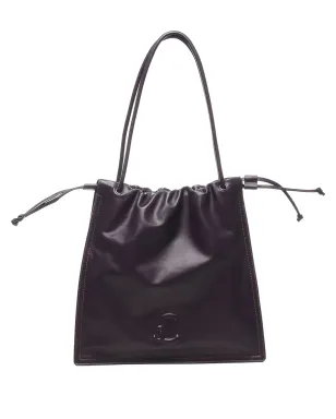 Coccinelle 大きい Dulse ドローストリング レザートートバッグ - サムネイル1