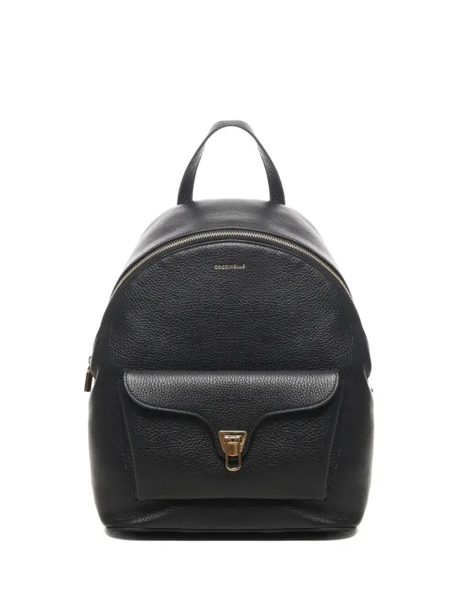 Coccinelle Coccinelle Beat フラップポケット レザーバックパックの商品画像