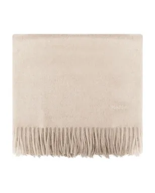 Max Mara フリンジ付きカシミアスカーフ - サムネイル1