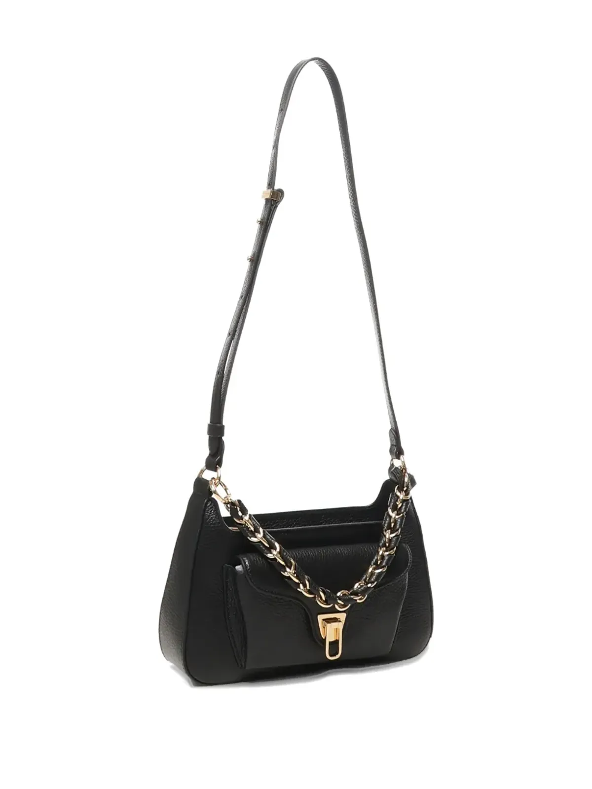 Coccinelle chain-embellished leather shoulder bag - Black - 画像2