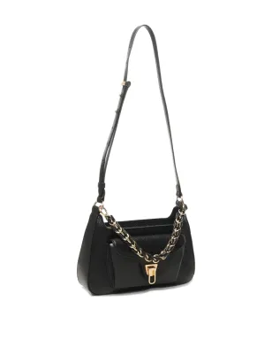 Coccinelle chain-embellished leather shoulder bag - Black - サムネイル2