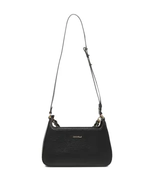 Coccinelle chain-embellished leather shoulder bag - Black - サムネイル3