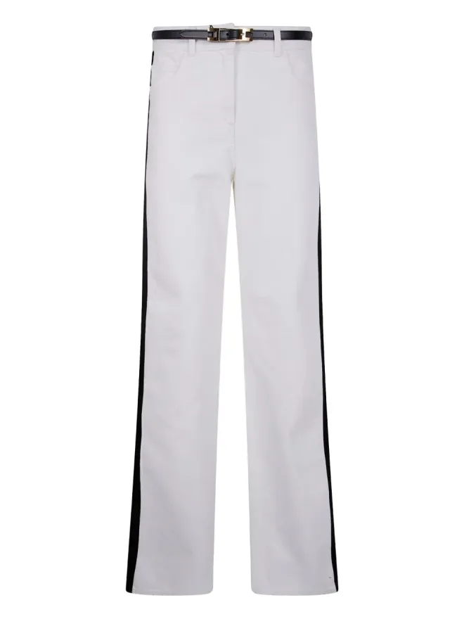 Elisabetta Franchi Elisabetta Franchi サイドストライプデニムジーンズの商品画像