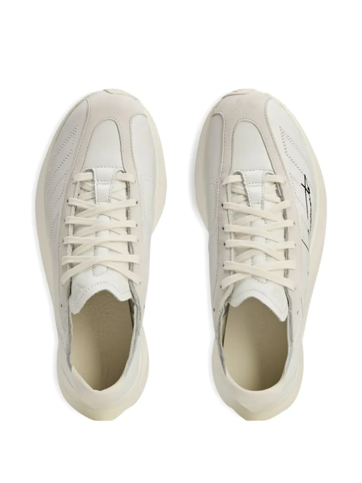 Y-3 Adios Pro 3.0 LX レザー スニーカー - White - 画像4