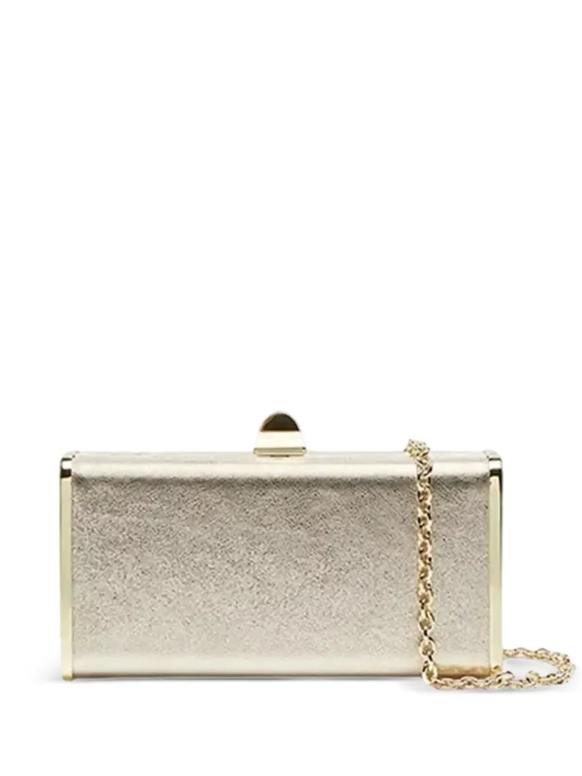 Coccinelle Liv メタリック仕上げ ボックス型ショルダーバッグ - イエロー - 画像1