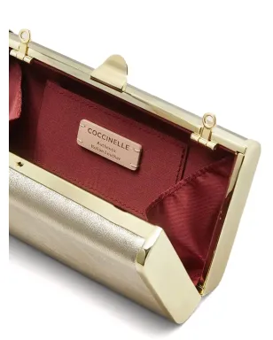 Coccinelle Liv メタリック仕上げ ボックス型ショルダーバッグ - イエロー - サムネイル3