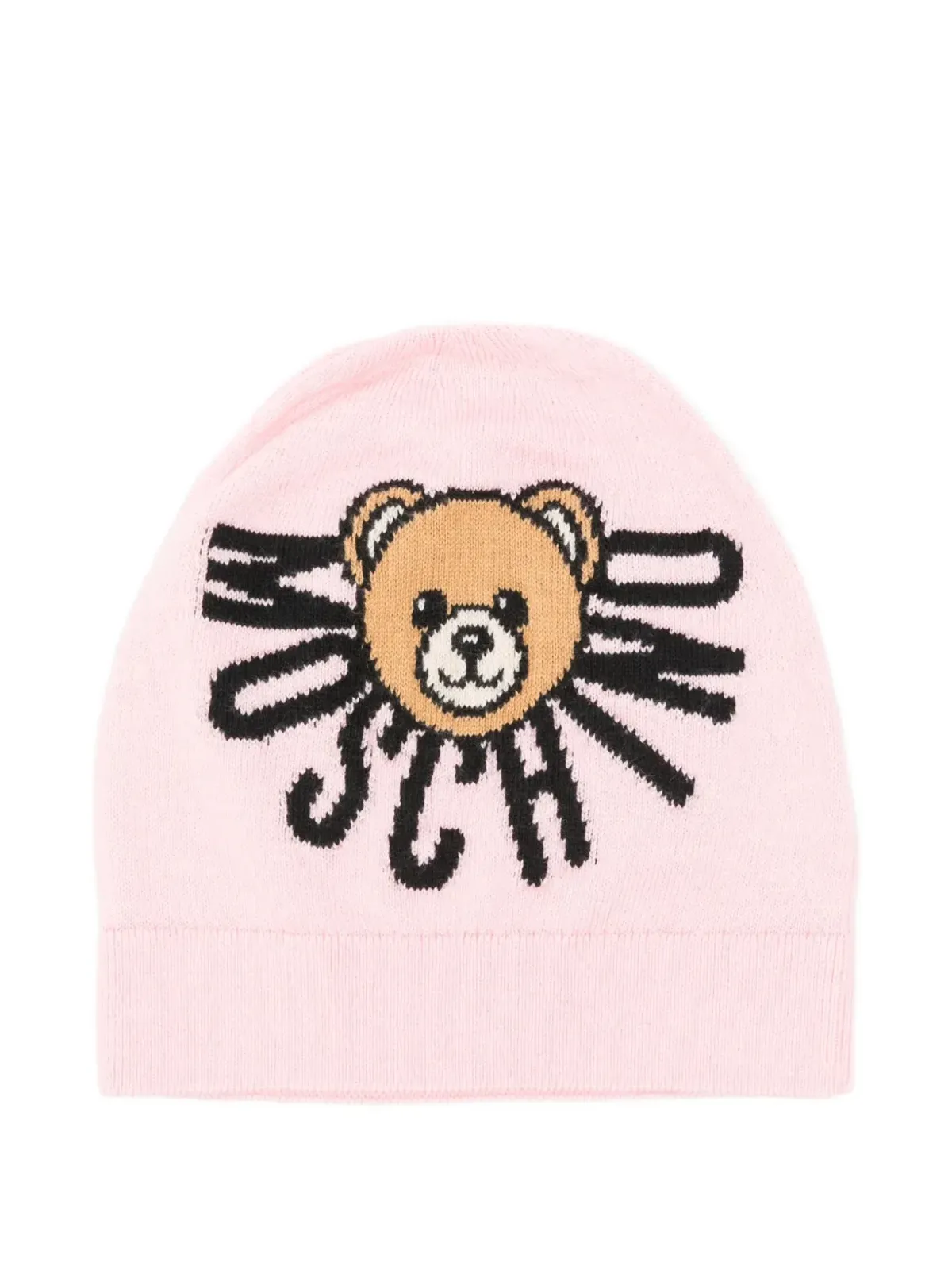 Moschino Kids テディベアモチーフのビーニー - 画像1