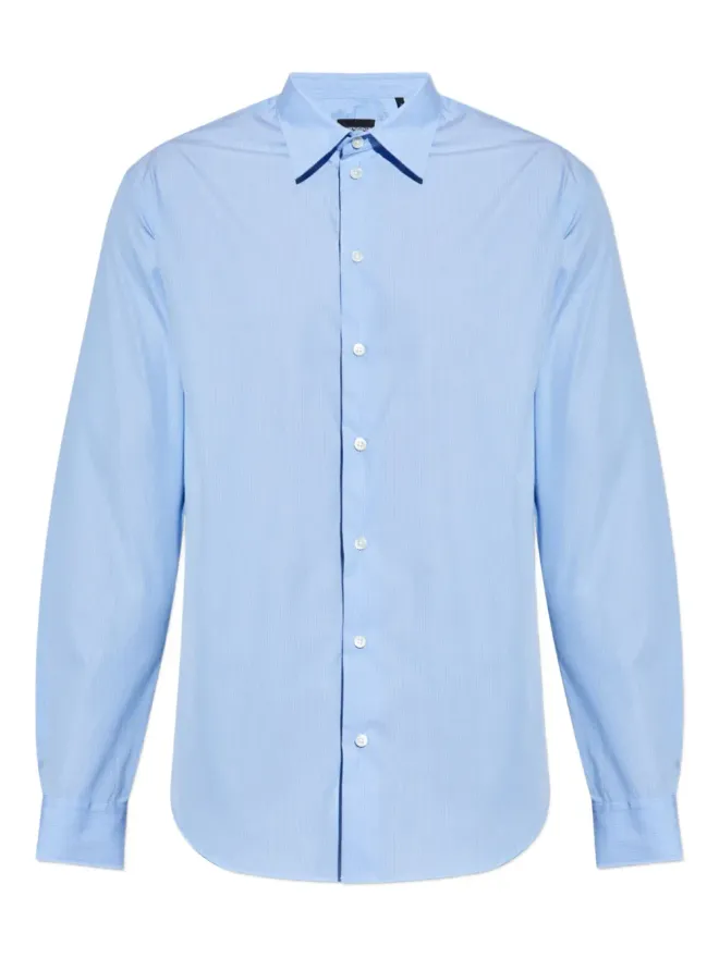 Emporio Armani Emporio Armani ストライプ長袖シャツの商品画像