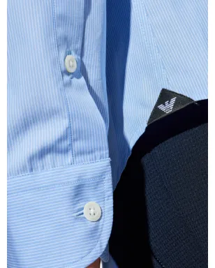 Emporio Armani ストライプ長袖シャツ - サムネイル5