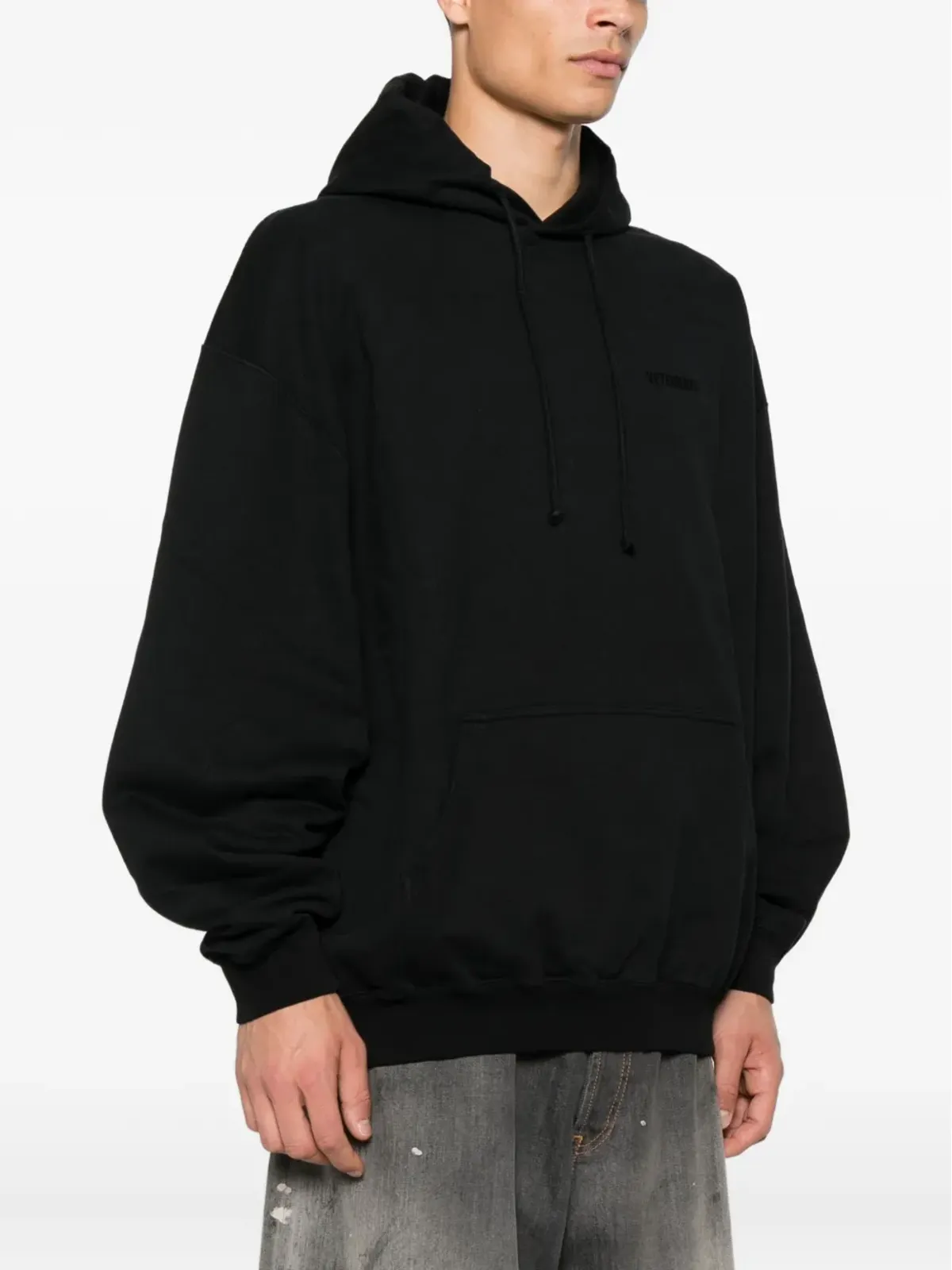 VETEMENTS ロゴ刺繍フーディー - 画像3