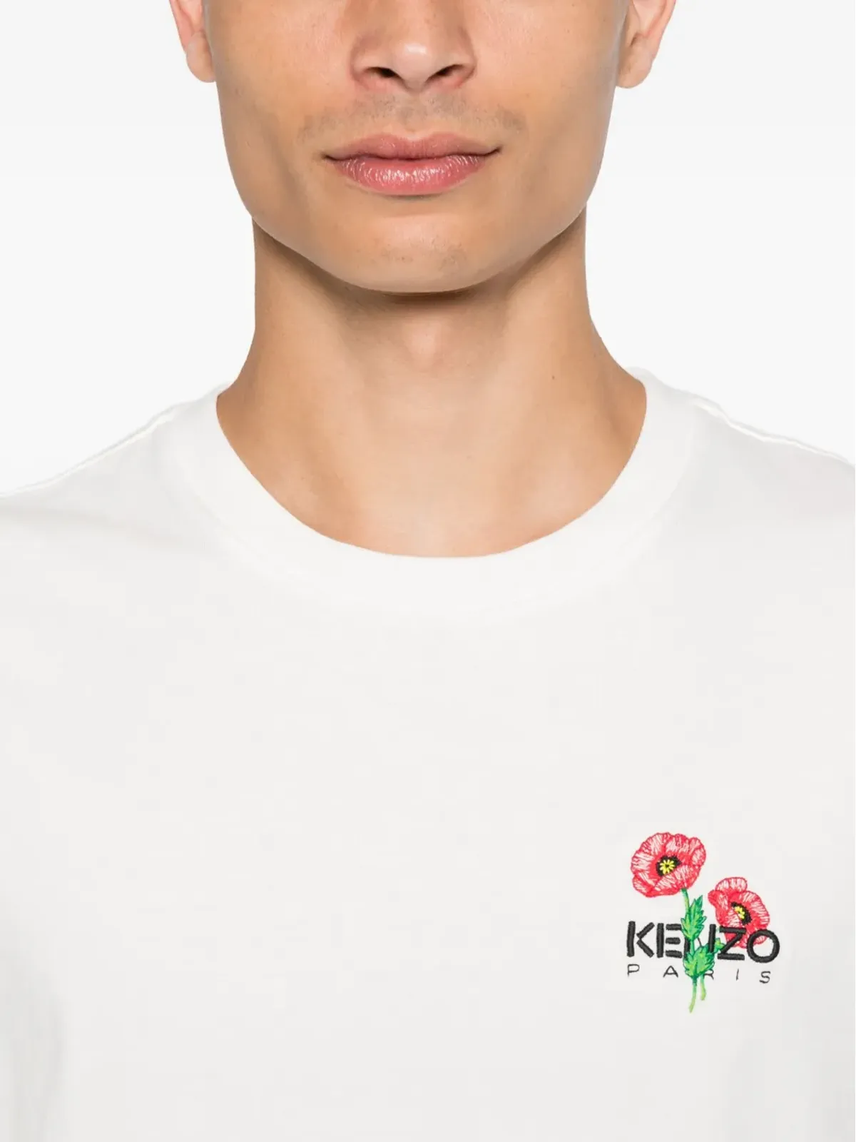 Kenzo フローラル刺繍入り Tシャツ - 画像4