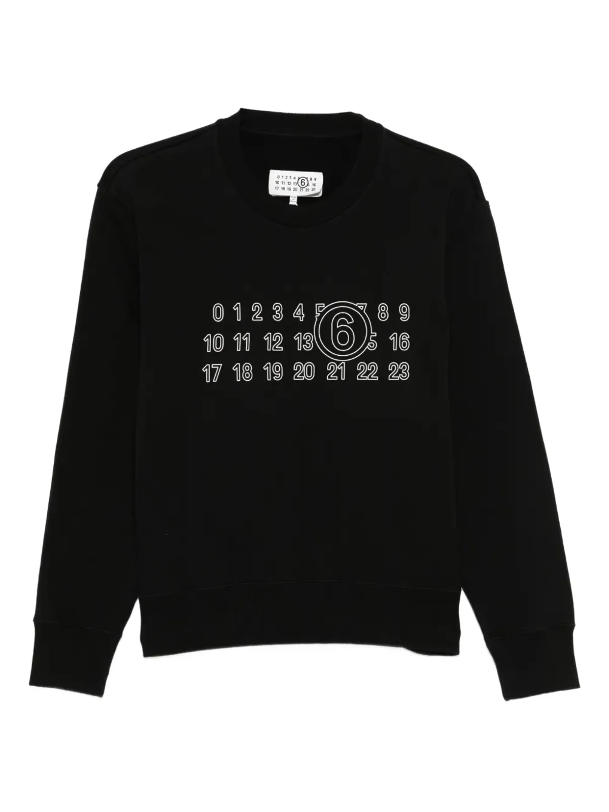 MM6 Maison Margiela ロゴプリント スウェットシャツ - 画像1