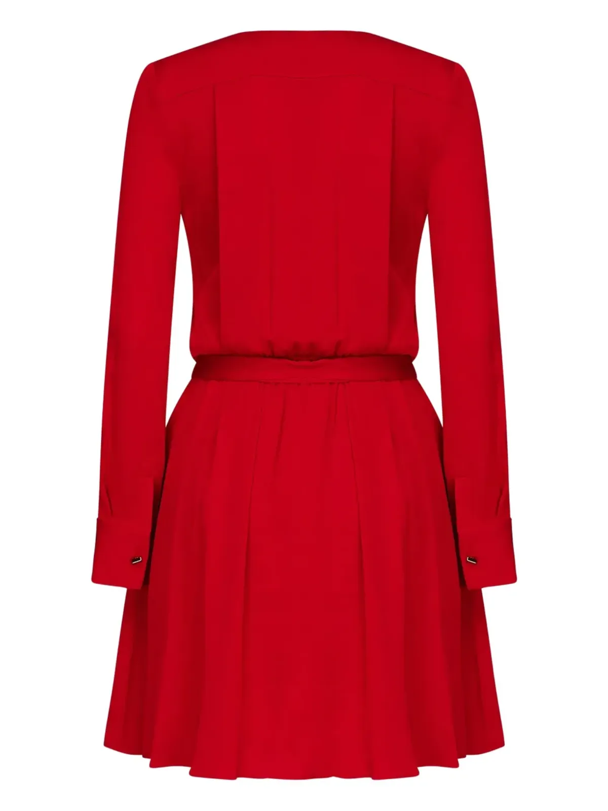 MARCIANO by GUESS キーホールネック ベルト付きドレス - レッド - 画像2