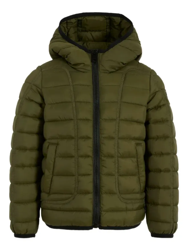 Diesel Kids Diesel Kids キルテッドフードジャケットの商品画像