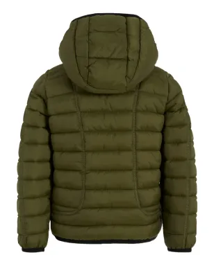 Diesel Kids キルテッドフードジャケット - サムネイル2