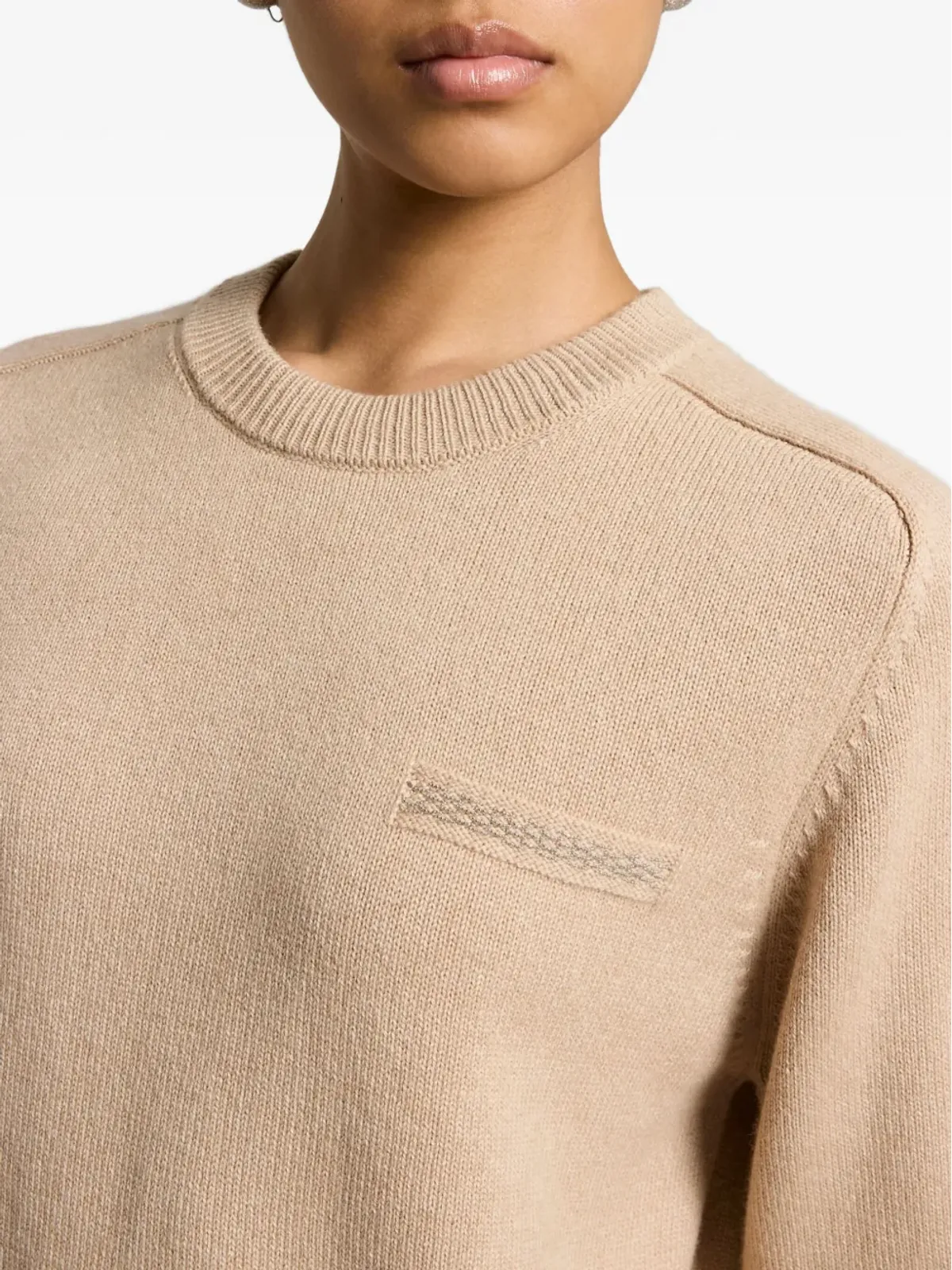 Peserico 刺繍ディテールのクルーネックセーター - 画像5