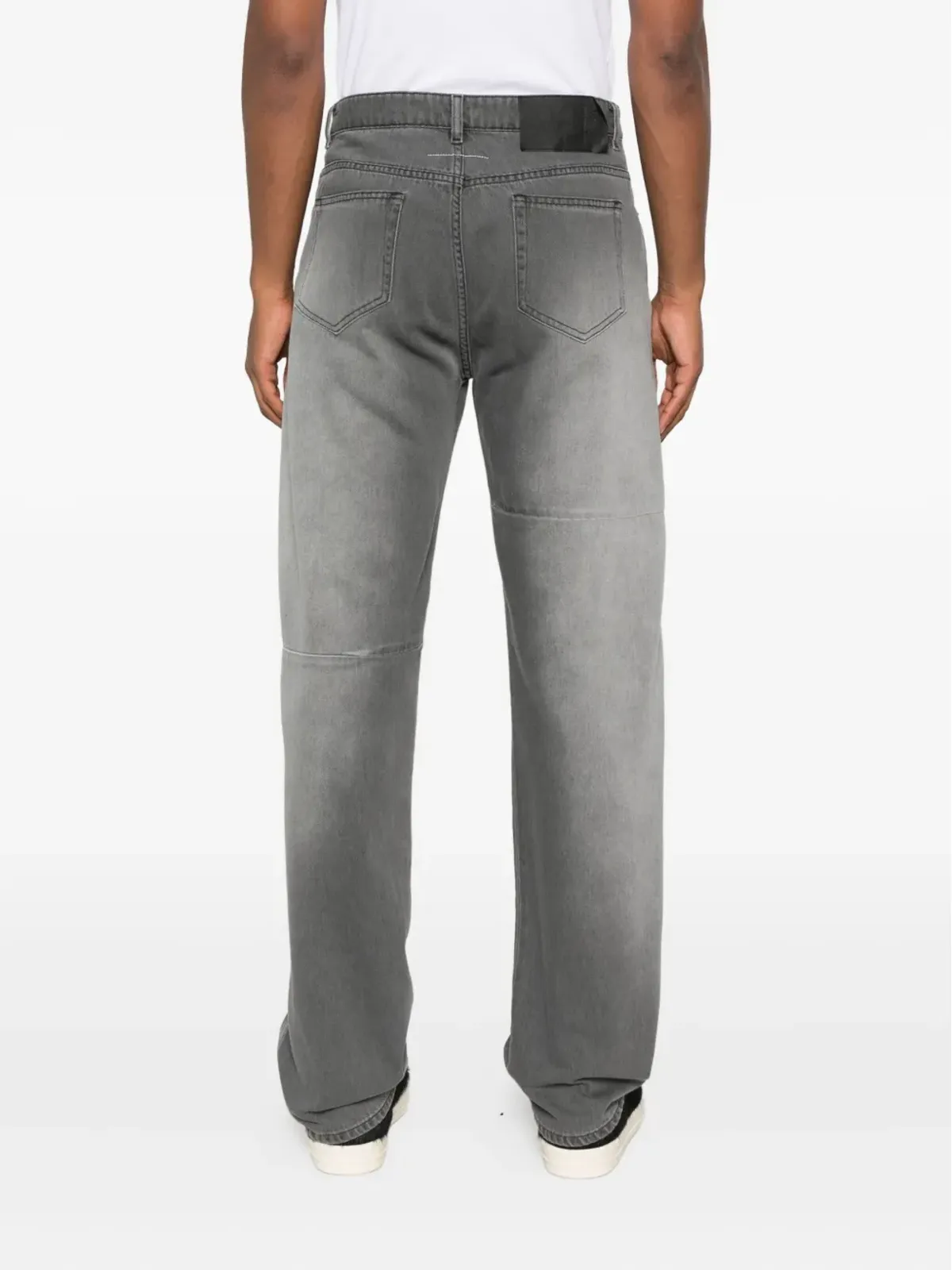 MM6 Maison Margiela ダメージ加工ジーンズ - グレー - 画像4