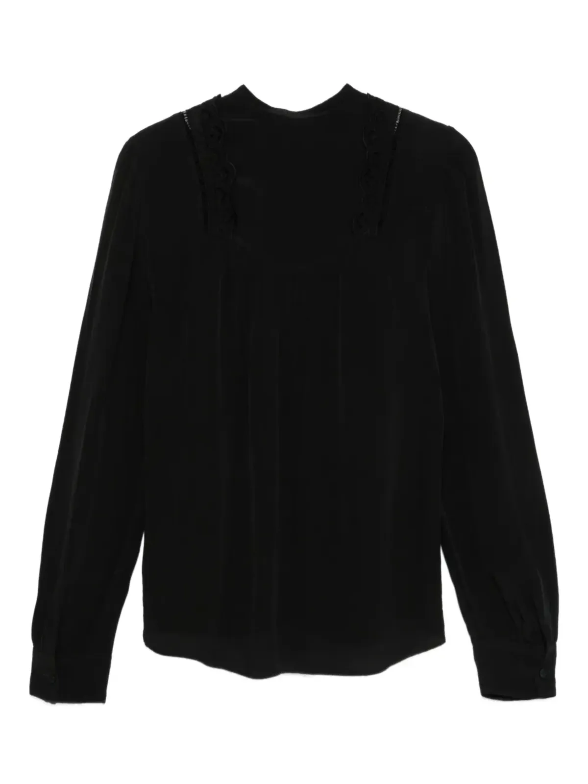 ISABEL MARANT レースインサート長袖ブラウス - 画像2