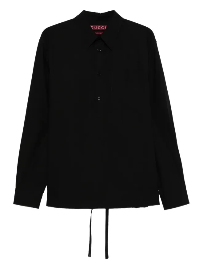 Gucci Gucci ボタン留め ドローストリング シャツの商品画像