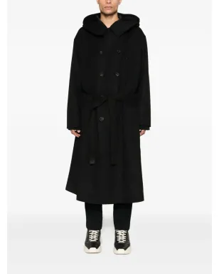 Y-3 フード付き ダブルブレスト コート - サムネイル2