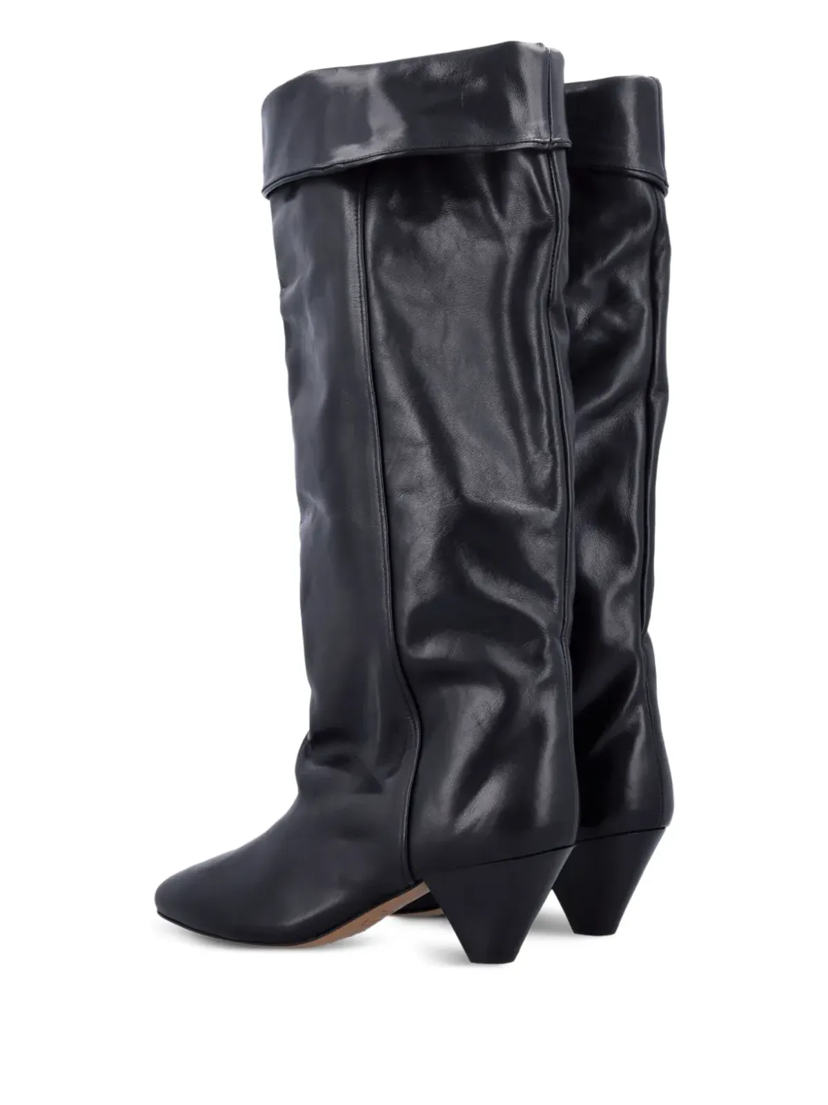 ISABEL MARANT エリタ レザー ブーツ - 画像4