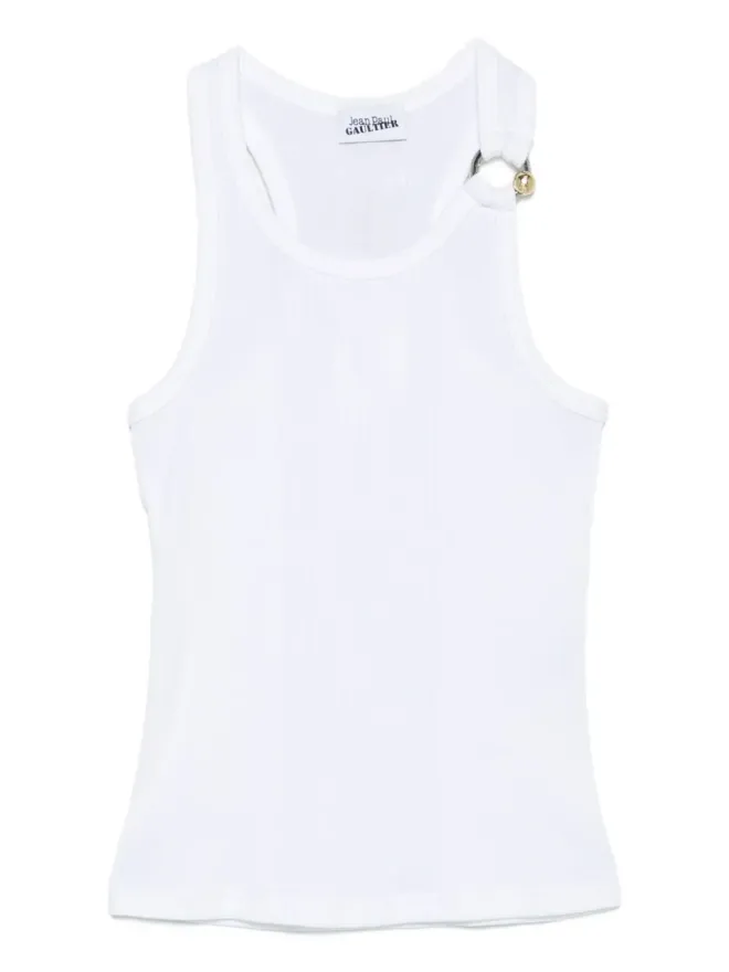 Jean Paul Gaultier Jean Paul Gaultier コットン タンクトップ - ホワイトの商品画像
