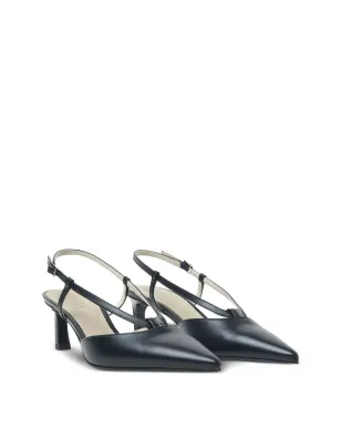 Peserico slingback pointed-toe pumps - Black - サムネイル2