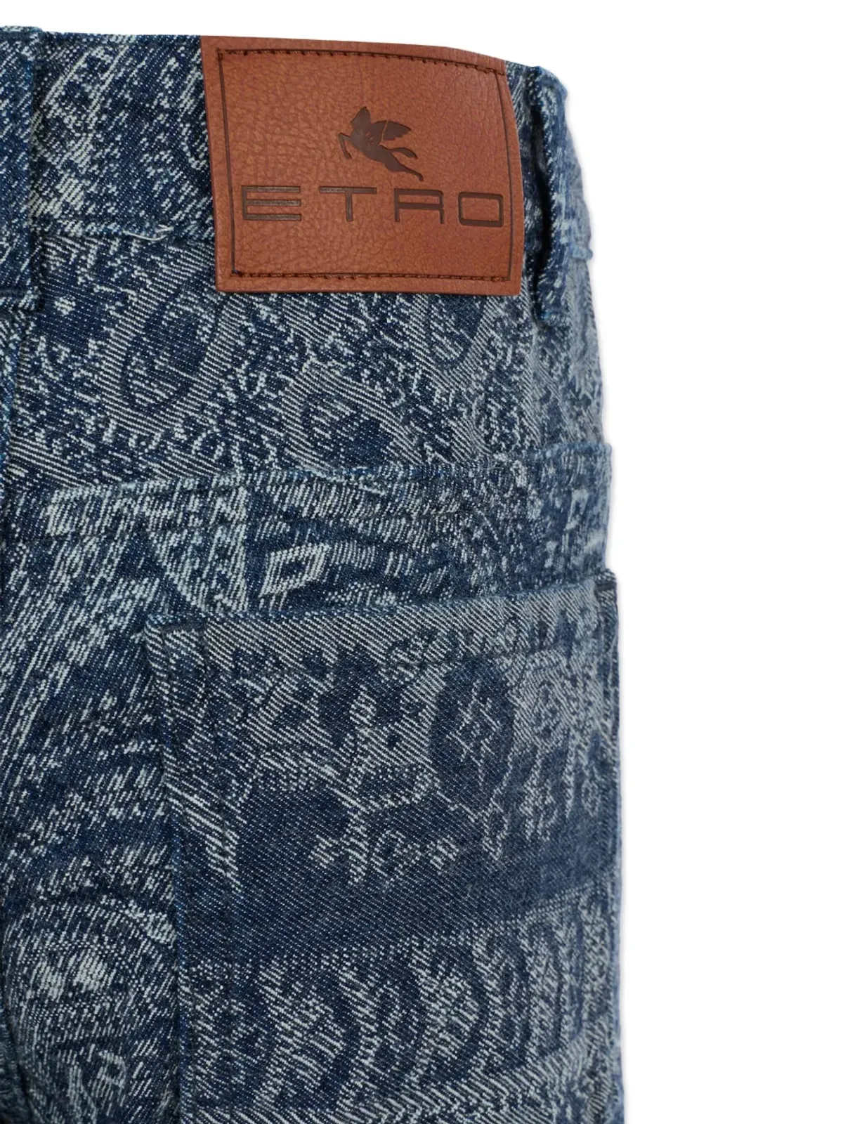 ETRO KIDS ペイズリー柄フレアジーンズ - 画像3