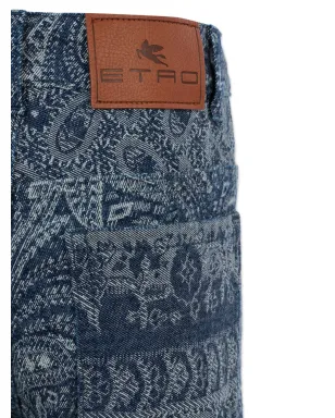 ETRO KIDS ペイズリー柄フレアジーンズ - サムネイル3