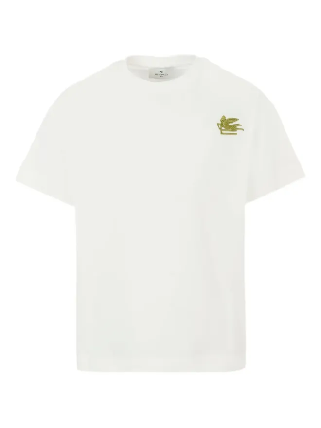 ETRO KIDS ETRO KIDS Pegasoロゴ刺繍Tシャツの商品画像