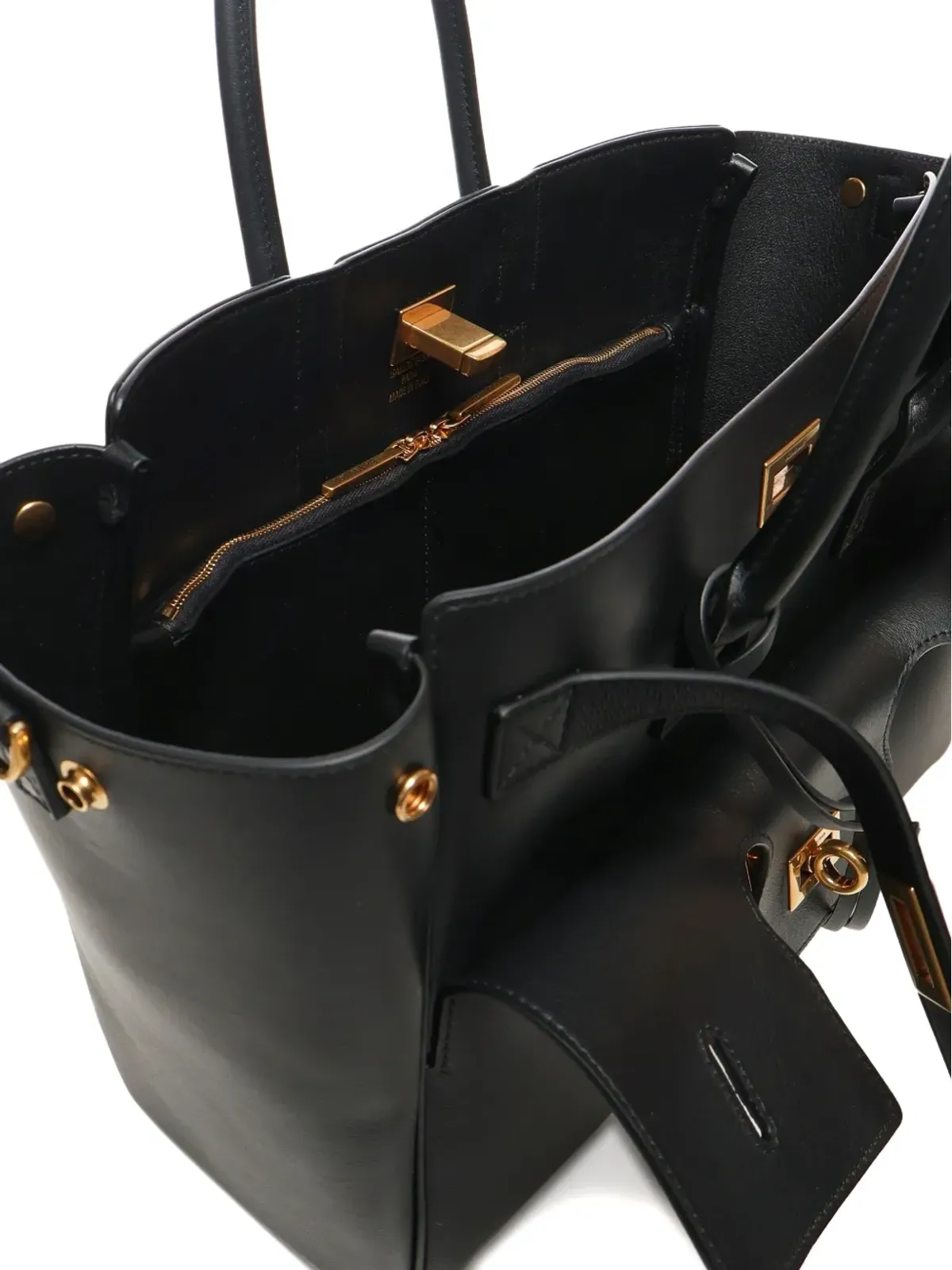Balenciaga ベルエア レザー トートバッグ - 画像4