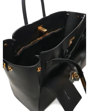 Balenciaga ベルエア レザー トートバッグ - サムネイル4