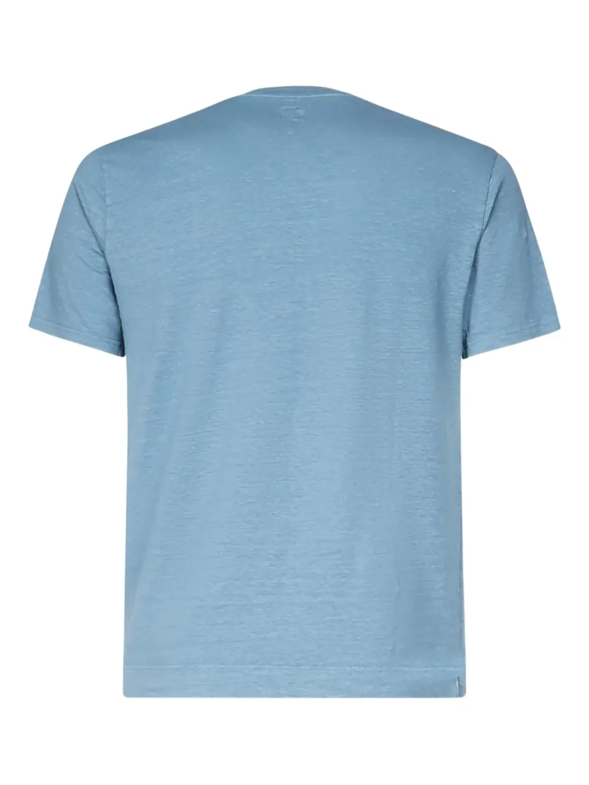 Fedeli メランジリネン半袖Tシャツ - ブルー - 画像2