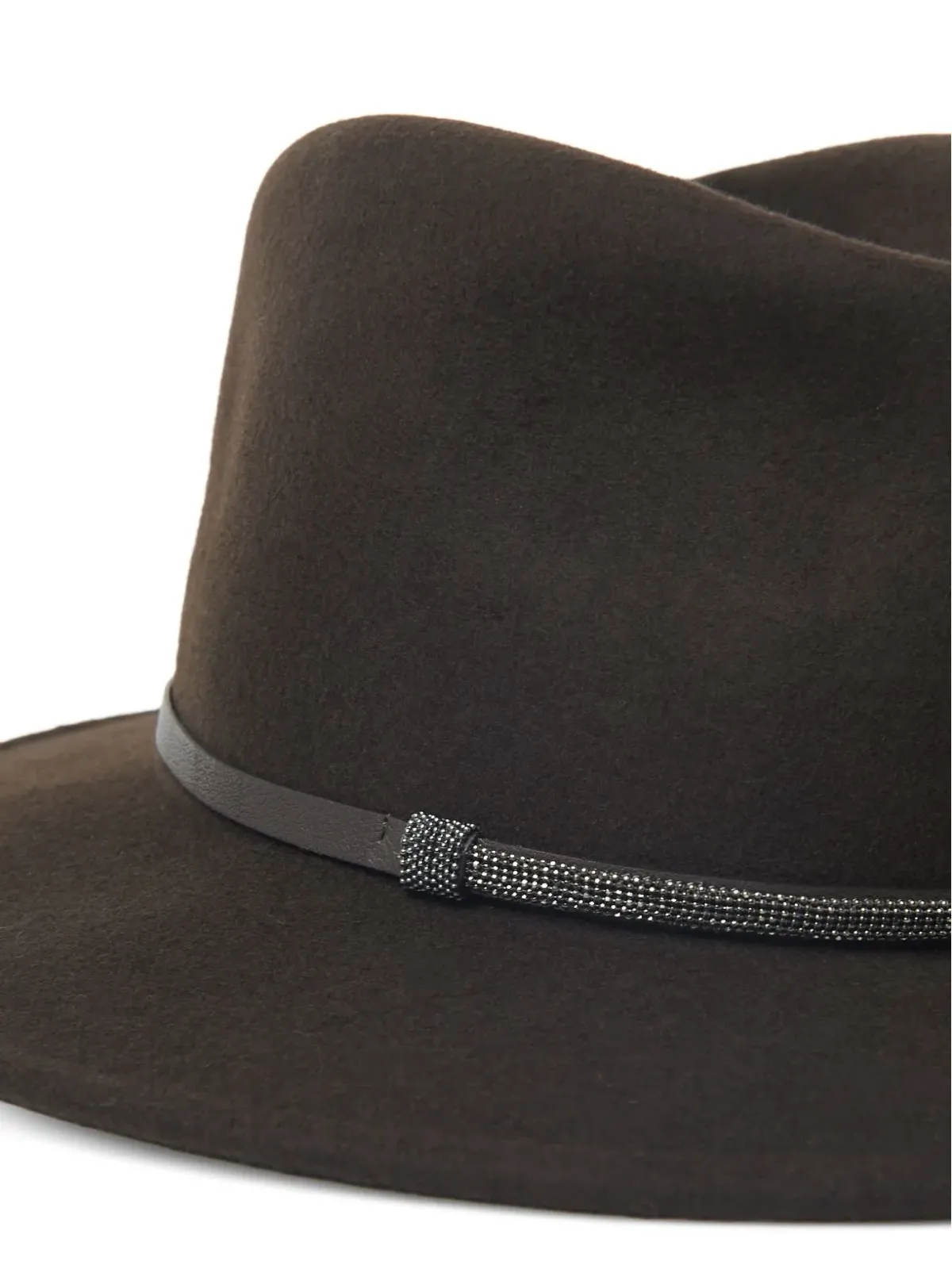 Peserico ビーズ付きフェドラハット - 画像2