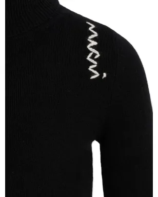 Marni Kids ロゴディテール タートルネックセーター - サムネイル3