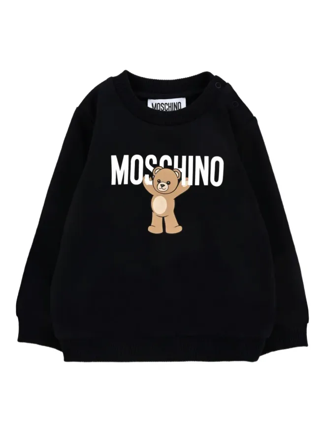 Moschino Kids Moschino Kids ベアプリント クルーネック スウェットシャツの商品画像