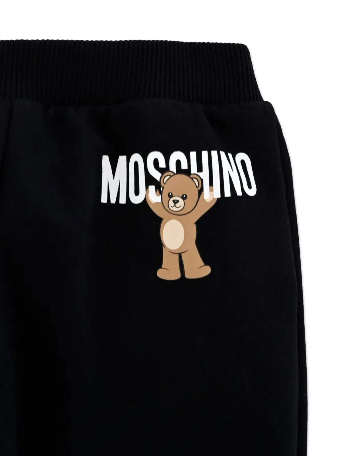Moschino Kids テディベア柄コットンパンツ - 画像3