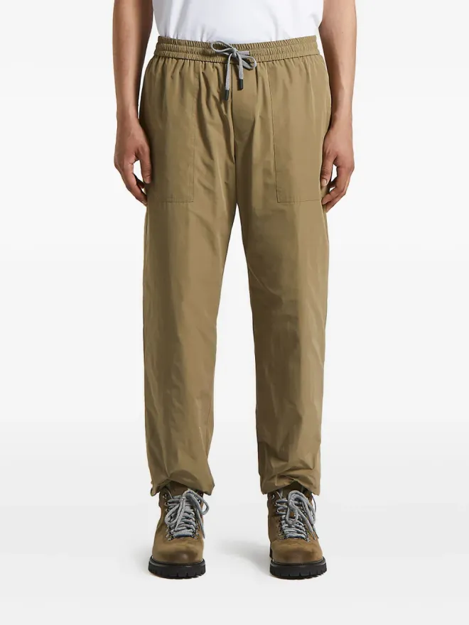 Peserico Peserico elasticated-waist patch-pocket trousers - Greenの商品画像