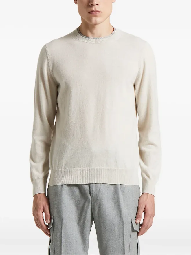 Peserico Peserico クルーネック カシミヤセーター - Whiteの商品画像