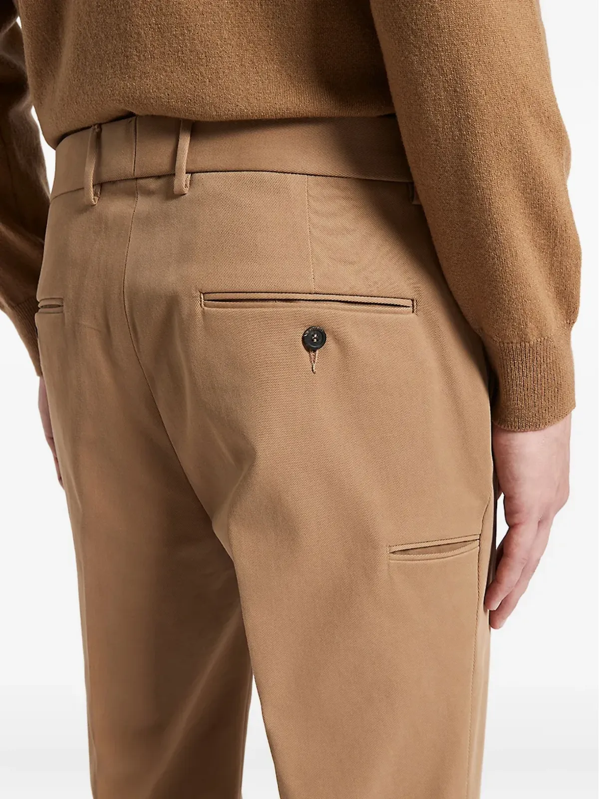 Peserico フラットフロントパンツ - 画像3